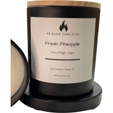 Load image into Gallery viewer, Fresh Pineapple 100% Soy Wax Candle