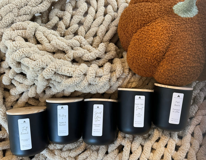 Fall soy candle collections