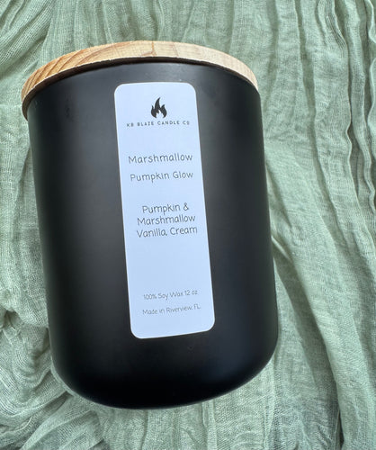 Marshmallow Pumpkin Glow Soy Fall Candle