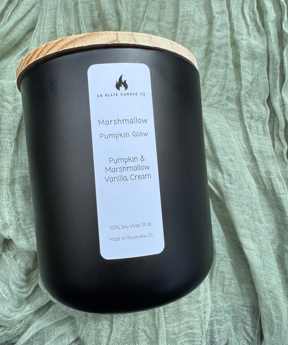 Marshmallow Pumpkin Glow Soy Fall Candle